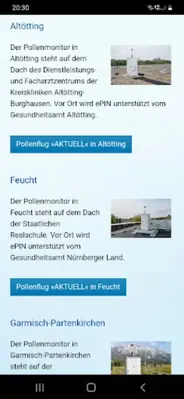 ePIN - Pollenflug Bayern android App screenshot 1